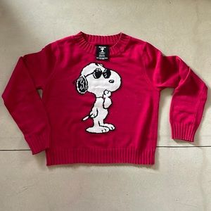 Snoopy as Joe Cool red sweater